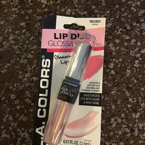 LIP DUO LIPSTICK AND GLOSS WITH FREE GIFT